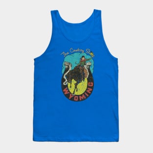 Wyoming The Cowboy State 1890 Tank Top